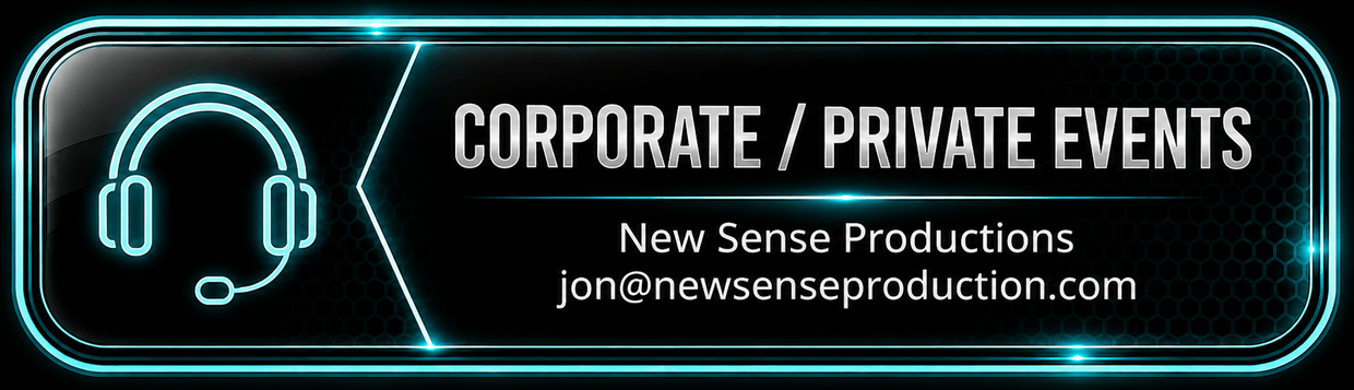 Corporate / private events — New Sense Productions — jon@newsenseproduction.com